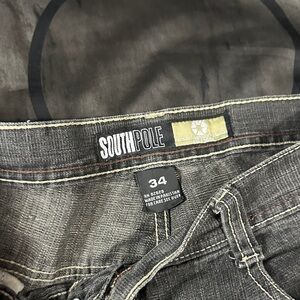 South Pole Men's Dark Gray Jeans